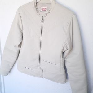 Guess Jeans Cream Jacket